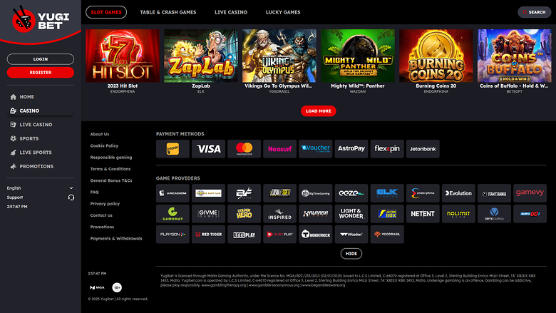Yugibet — Games by studio