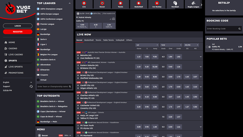 Yugibet — Sportsbook