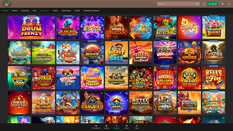 Yukon Gold Casino — Games lobby