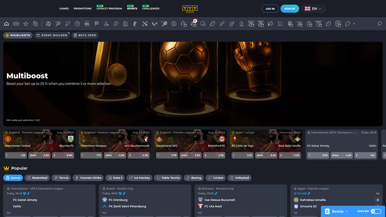 YYY Casino — Sportsbook