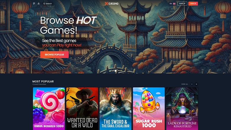 Zen Casino — Homepage