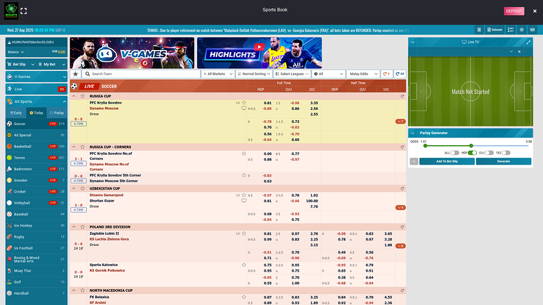 Zeslots Casino — Sportsbook