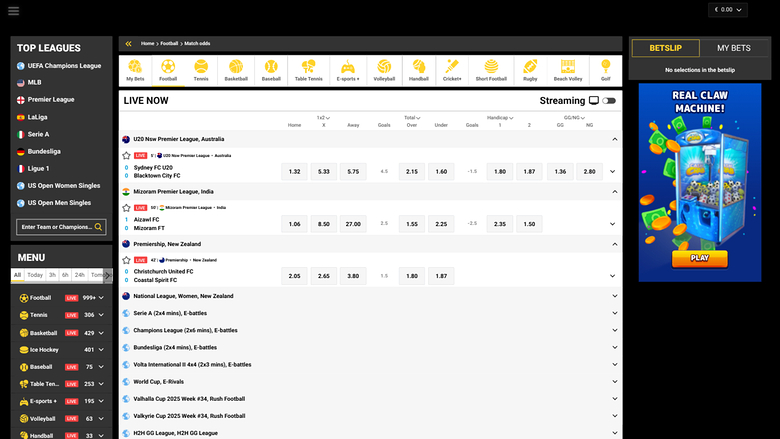Zet Casino — Sportsbook