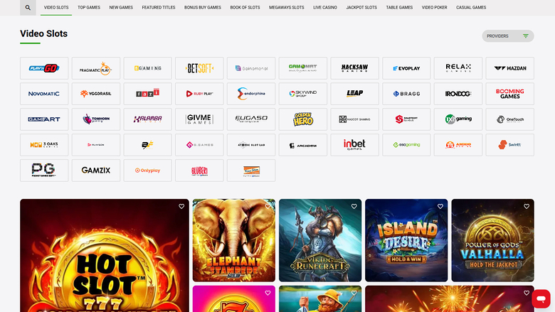 ZodiacBet Casino — Games by studio