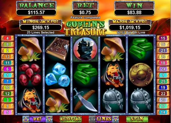 goblins treasure slot