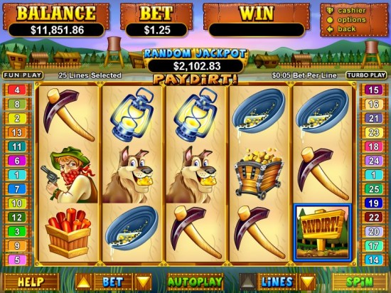 paydirt slot