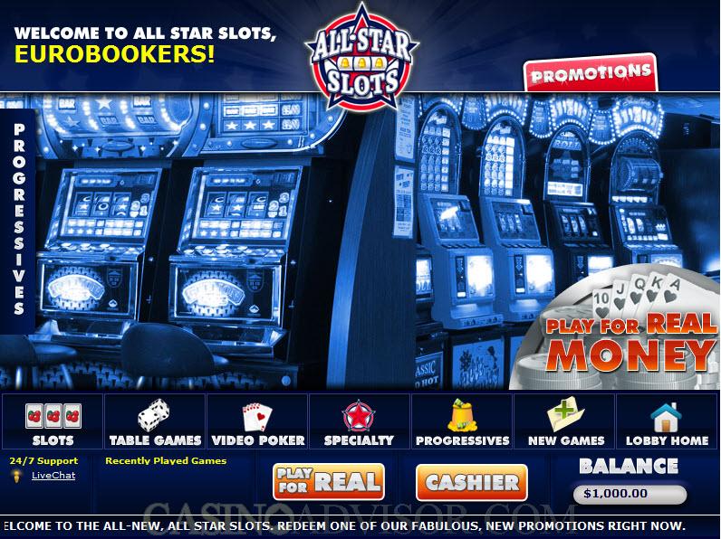 All Star Slots No Deposit Bonus 2015