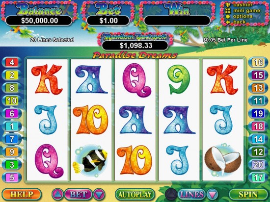 paradise dreams slot