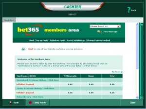 bet 365 casino bank