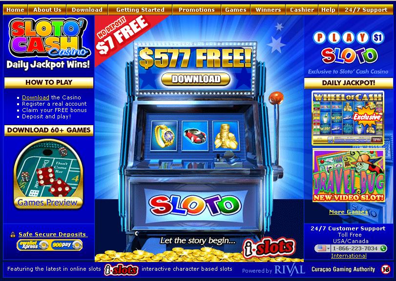 Slotocash Casino No Cash Deposit Bonus Codes