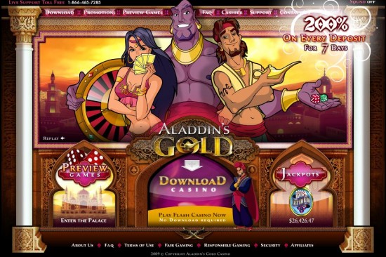 Aladdins gold casino