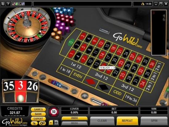 go wild casino roulette