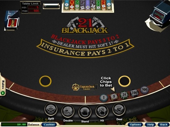 blackjack game