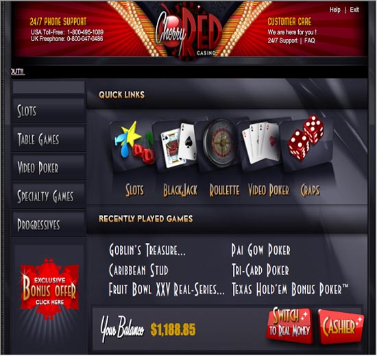 Cherry Red Casino RTG Casino