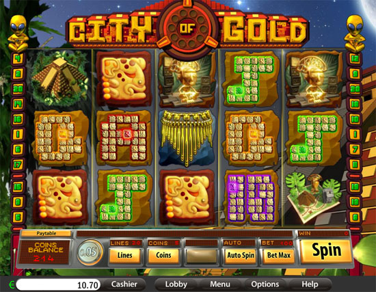 city of gold slot