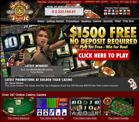 The site says the popular entry casino