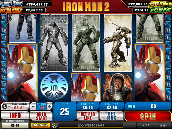 iron man 2 slot