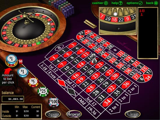 slots oasis casino roulette
