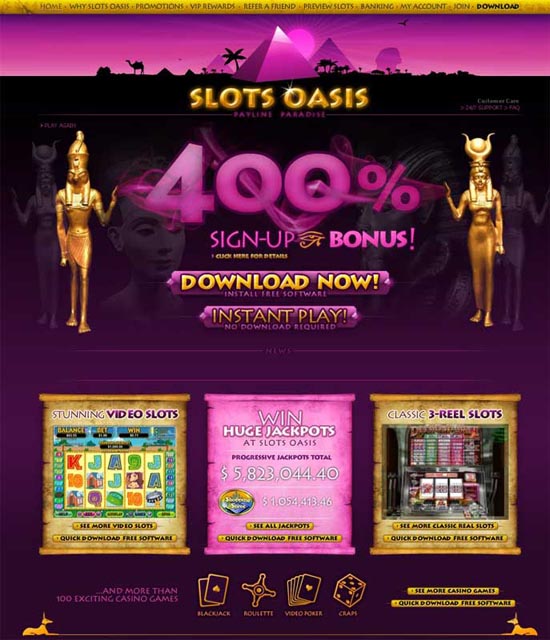 slots oasis casino