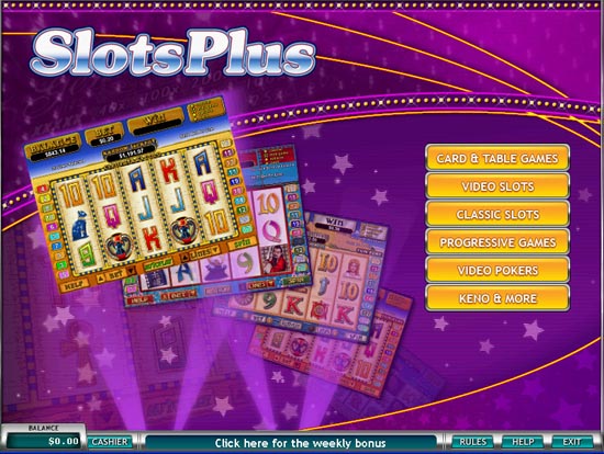 slots plus casino lobby