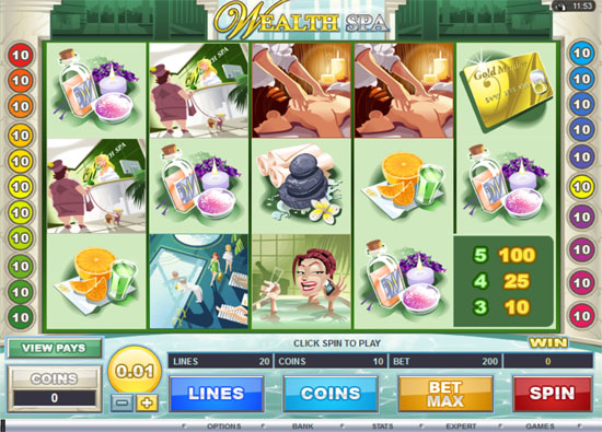 wealth spa slot