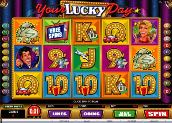 yours lucky day slot