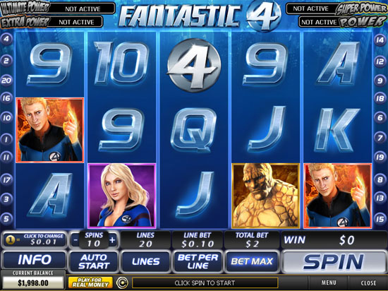 fantastic 4 slot