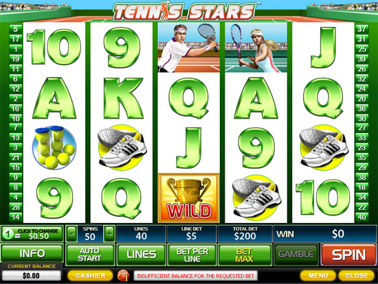 tennis stars slot