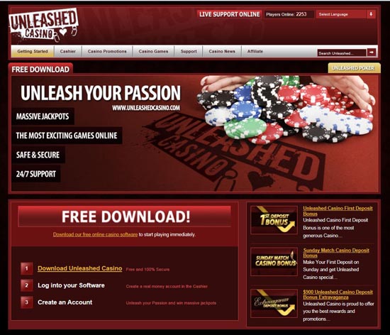 unleashed casino