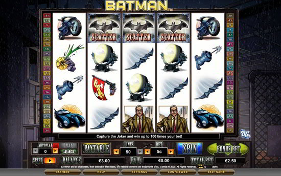 cryptologic batman slot