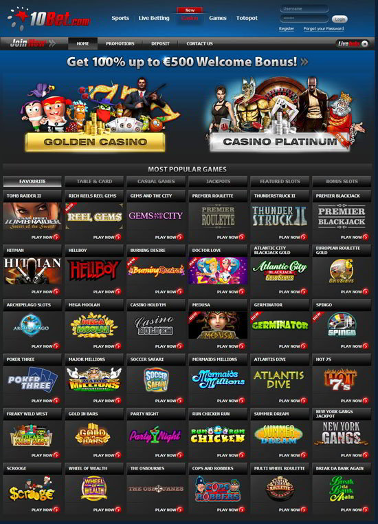 10 bet casino