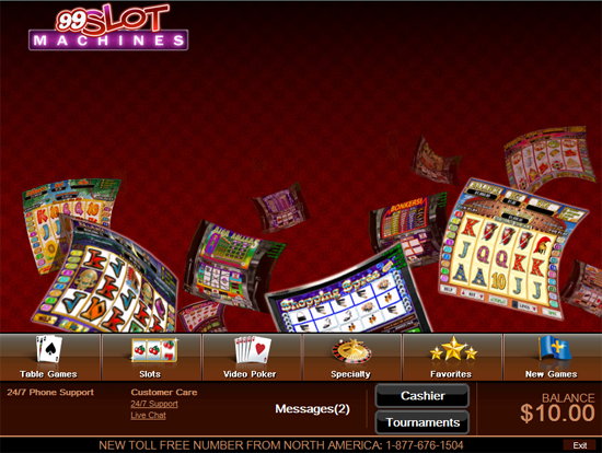 99 Slot Machines No Deposit Bonus