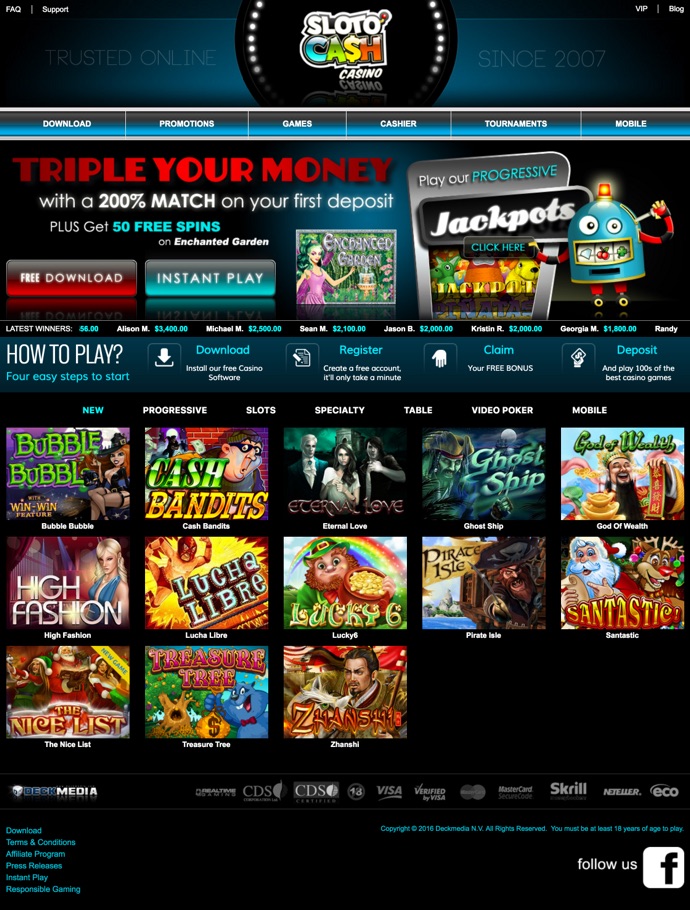 Sloto cash casino reviews