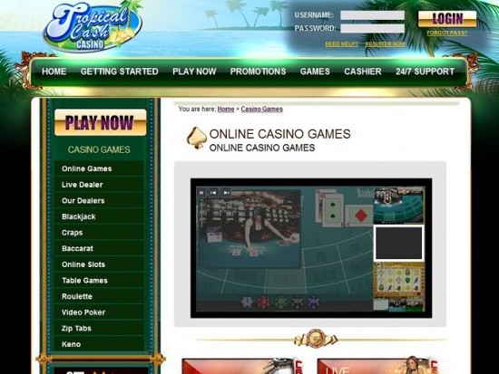 Tropical Cash Casino