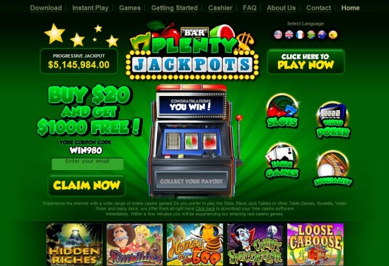 Plenty Jackpots Casino