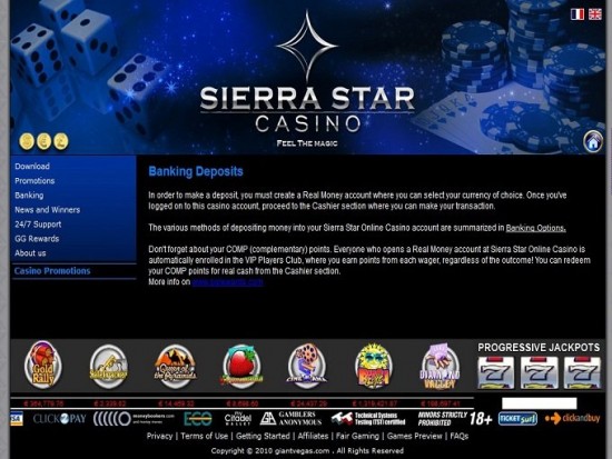 Sierra Star Casino