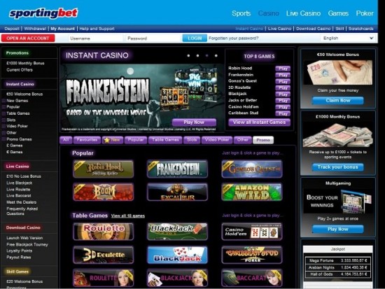 Sporting Bet Casino