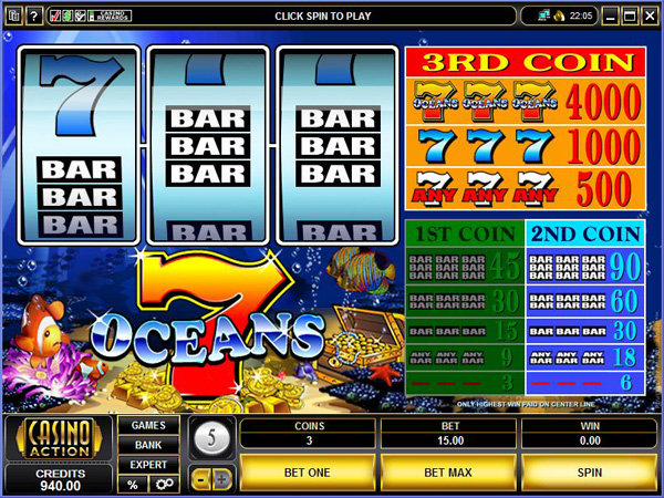 7 oceans slot