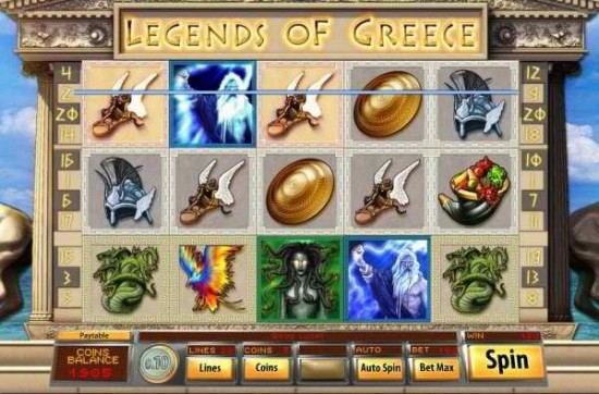 legends of greece slot