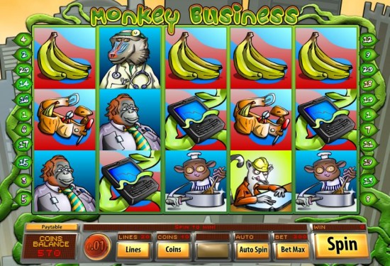 monkey business slot