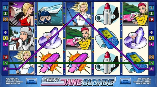 agent jane blonde slot machine