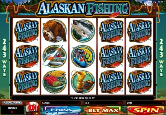 alaskan fishing slot