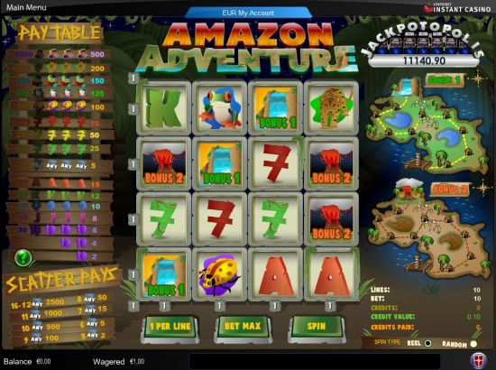 amazon adventure slot