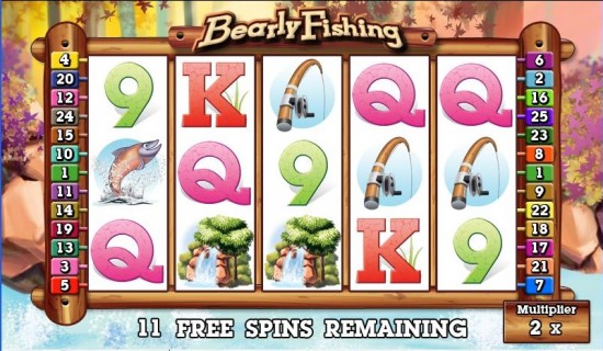 bearly fishing video slot