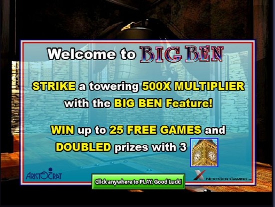 big ben video slot