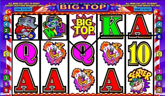 big top slot machine