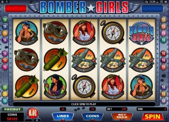 bomber girls slot