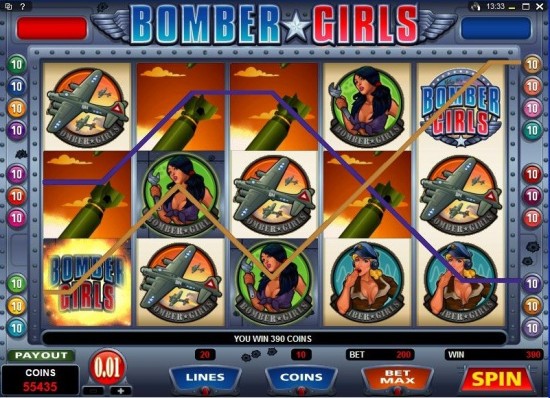 bomber girls slot slot