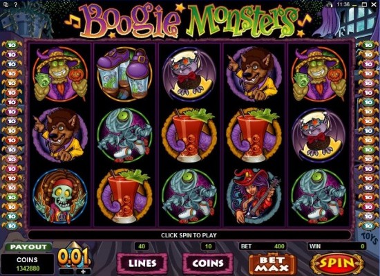 boogie monsters slot