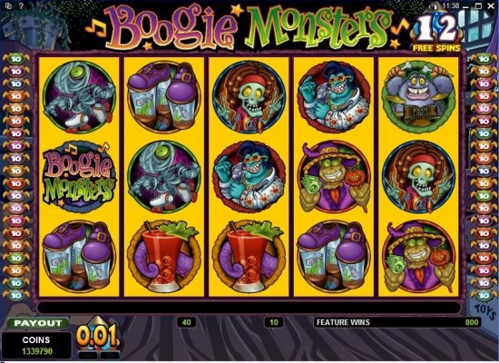 boogie monsters slot machine